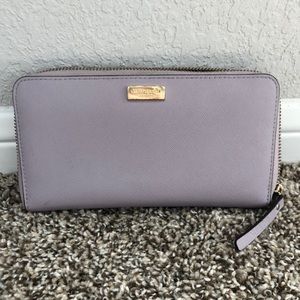 Kate Spade Lavendar Canvas Wallet